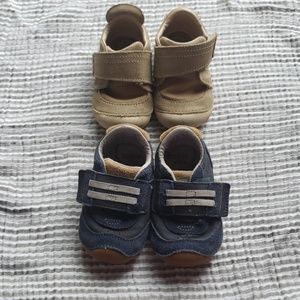 2 Pairs of Stride Rite Toddler Boys Shoes 5.5 wide